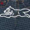 Womens houndstooth running dog jorts Womens houndstooth running dog jorts
