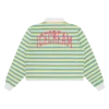 Womens popsicle striped cropped rugby shirt Womens popsicle striped cropped rugby shirt