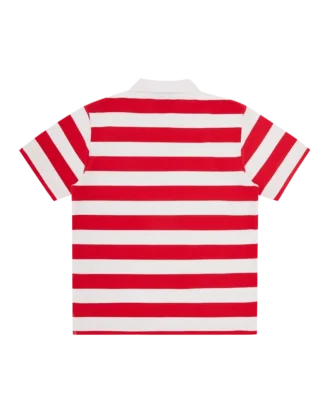 Womens popsicle striped polo shirt
