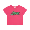 Womens running dog baby tee