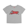 Womens running dog baby tee