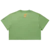 Womens script heart cropped tee