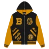 World college cheerleader zip through hood
